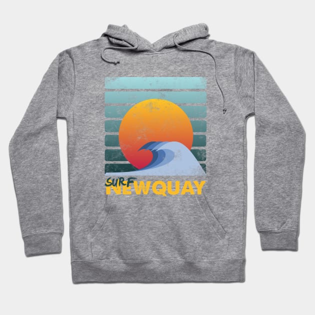 Surf Newquay Hoodie by Randomart